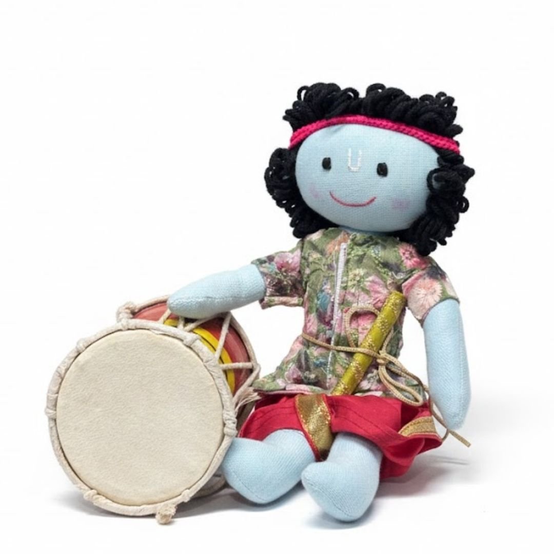 My Little Krishna Handcrafted Plush Toy - Image 2